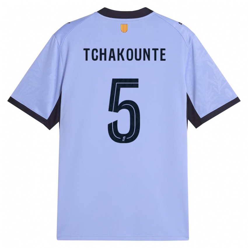 ילדים Annaëlle Tchakounté #5 שחור לבנדר ג'רזי קיט שלישי 2026/27 חולצה קצרה