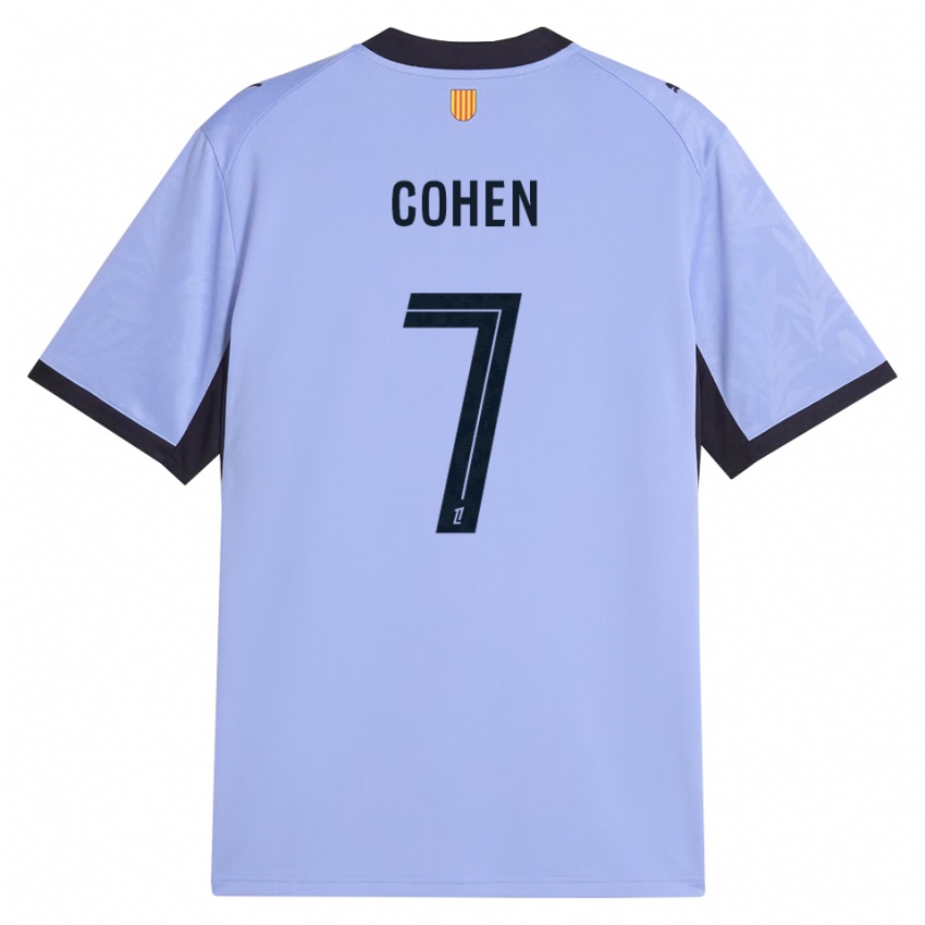 ילדים Dan Cohen #7 שחור לבנדר ג'רזי קיט שלישי 2026/27 חולצה קצרה