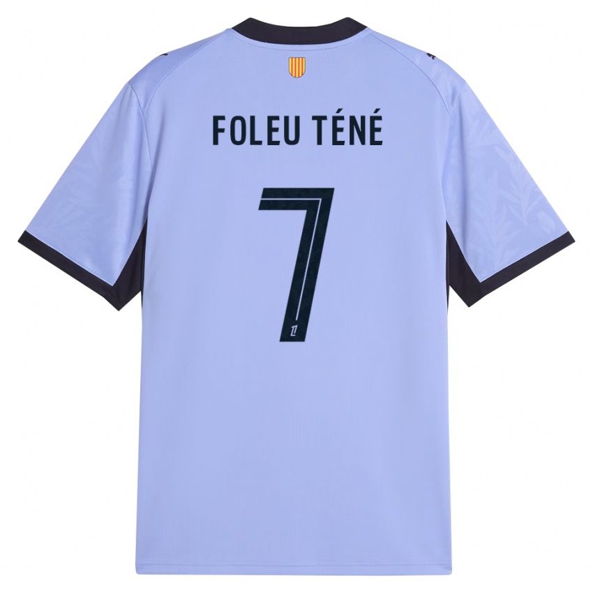 ילדים Krys Foleu Téné #7 שחור לבנדר ג'רזי קיט שלישי 2026/27 חולצה קצרה