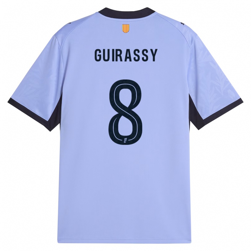 ילדים Moctar Guirassy #8 שחור לבנדר ג'רזי קיט שלישי 2026/27 חולצה קצרה