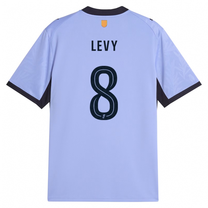ילדים Bradley Levy #8 שחור לבנדר ג'רזי קיט שלישי 2026/27 חולצה קצרה