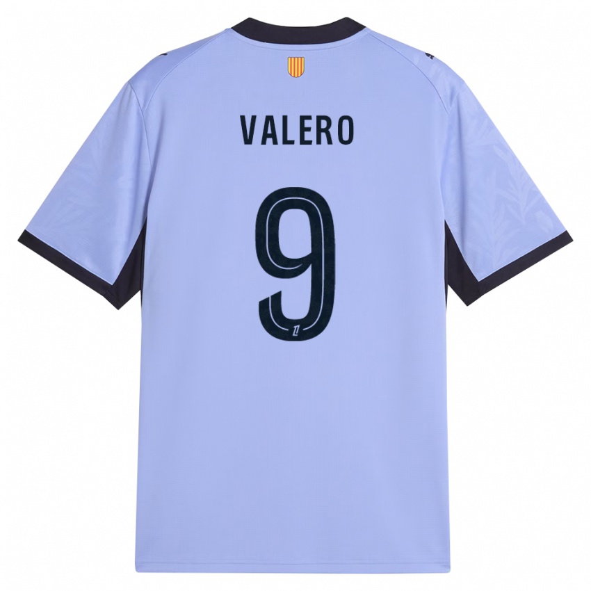 ילדים Antoine Valero #9 שחור לבנדר ג'רזי קיט שלישי 2026/27 חולצה קצרה