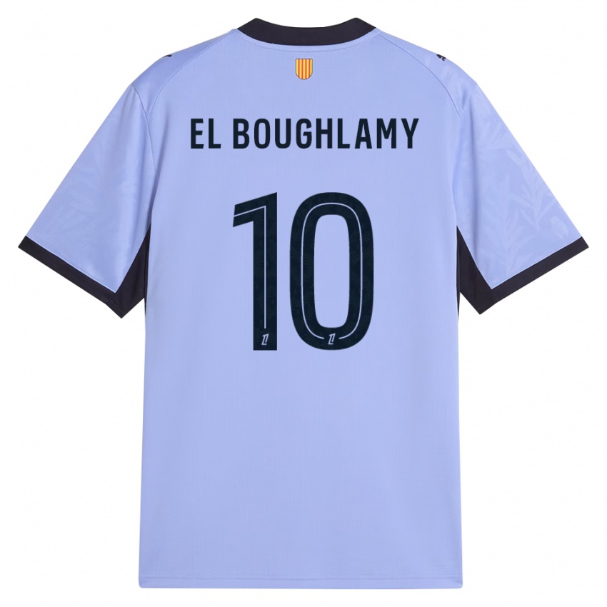 ילדים Adam El Boughlamy #10 שחור לבנדר ג'רזי קיט שלישי 2026/27 חולצה קצרה