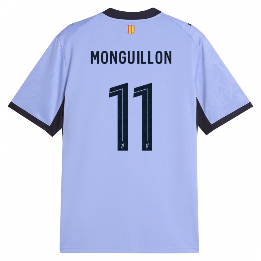 ילדים Coralie Monguillon #11 שחור לבנדר ג'רזי קיט שלישי 2026/27 חולצה קצרה