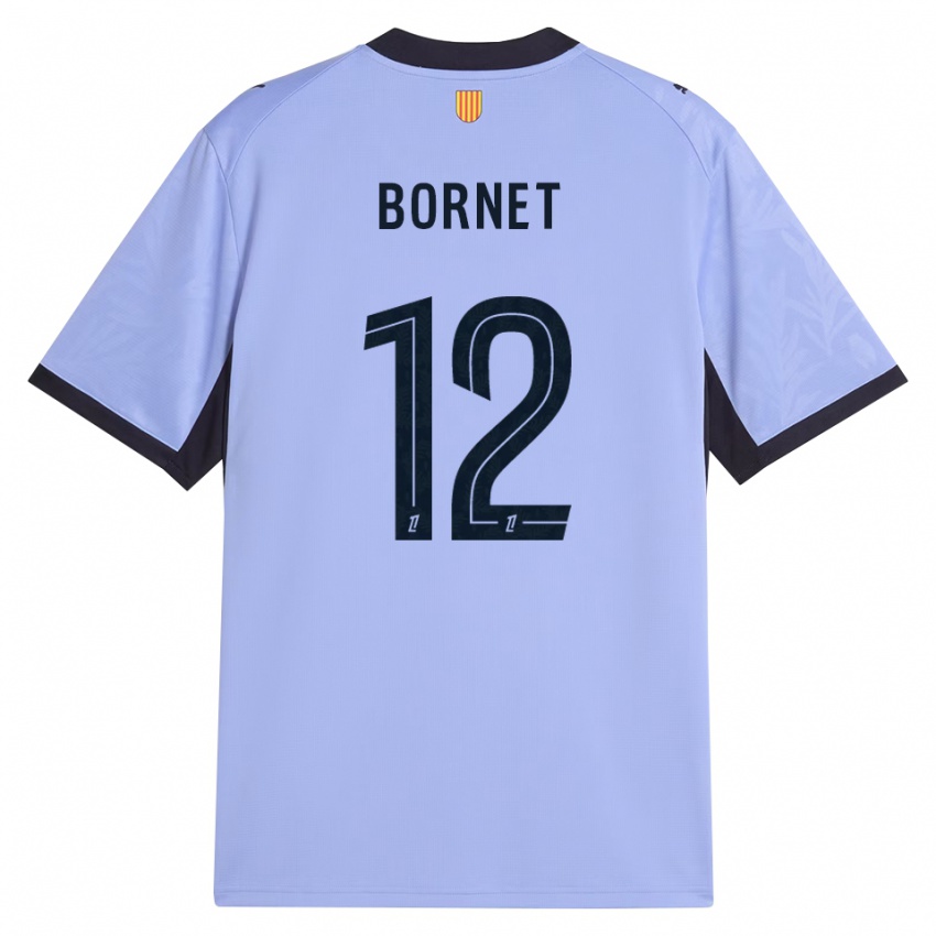 ילדים Camille Bornet #12 שחור לבנדר ג'רזי קיט שלישי 2026/27 חולצה קצרה