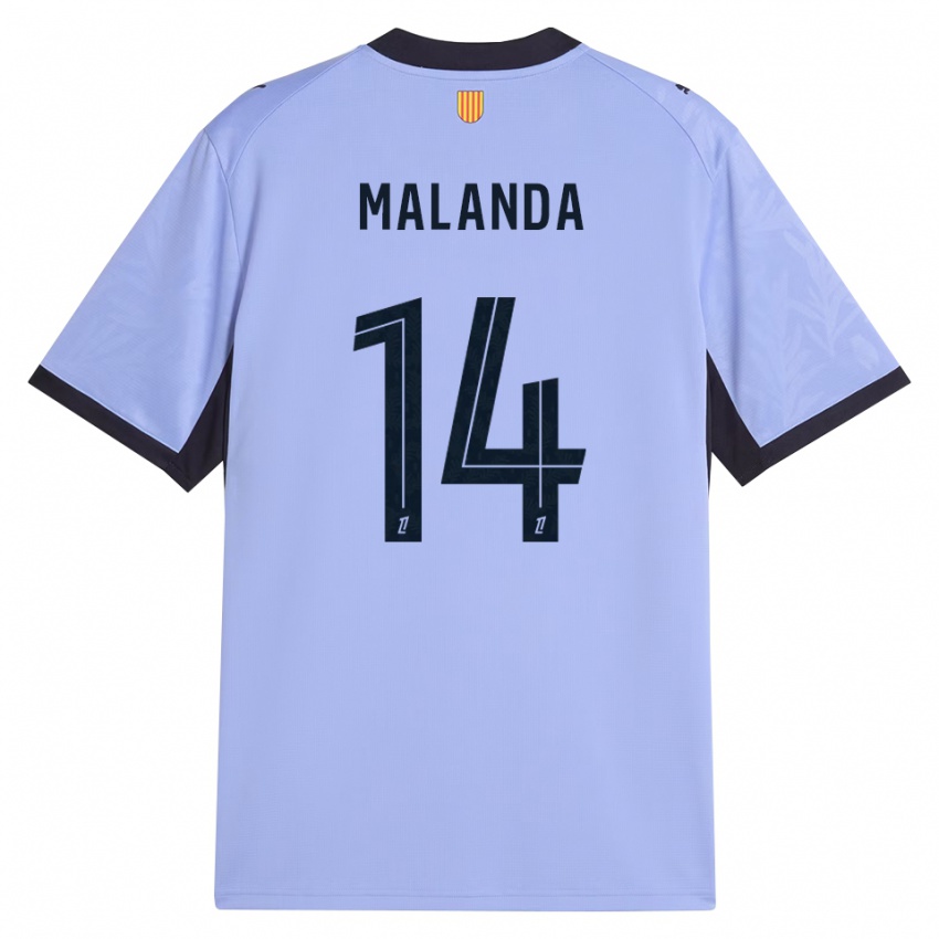 ילדים Jephthe Malanda #14 שחור לבנדר ג'רזי קיט שלישי 2026/27 חולצה קצרה