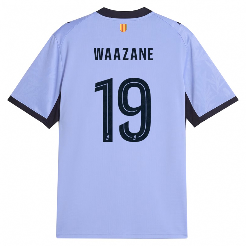 ילדים Jassim Waazane #19 שחור לבנדר ג'רזי קיט שלישי 2026/27 חולצה קצרה