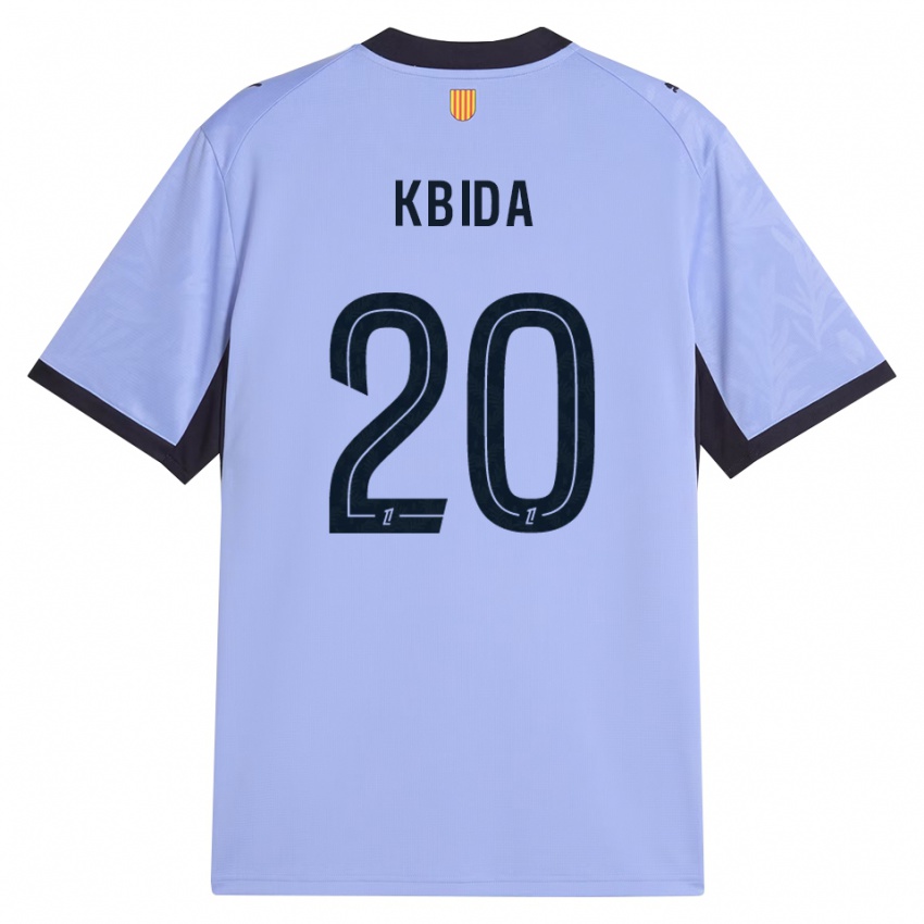 ילדים Inès Kbida #20 שחור לבנדר ג'רזי קיט שלישי 2026/27 חולצה קצרה
