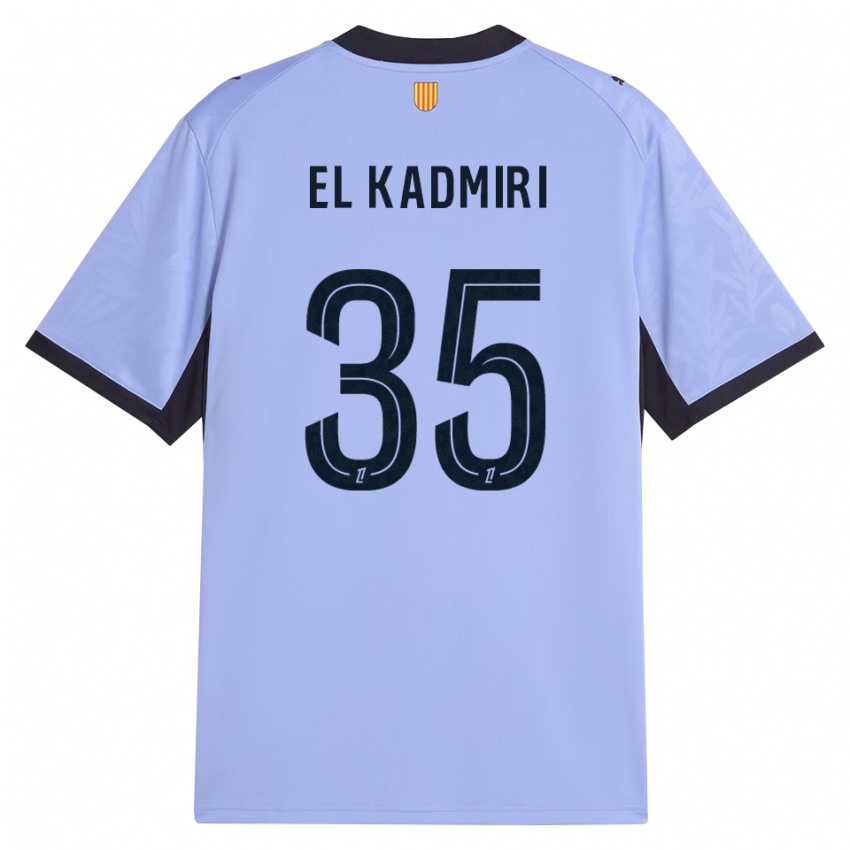 ילדים Ugo Lamare El Kadmiri #35 שחור לבנדר ג'רזי קיט שלישי 2026/27 חולצה קצרה
