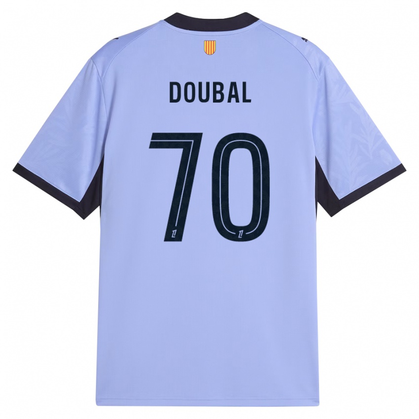 ילדים Anis Doubal #70 שחור לבנדר ג'רזי קיט שלישי 2026/27 חולצה קצרה