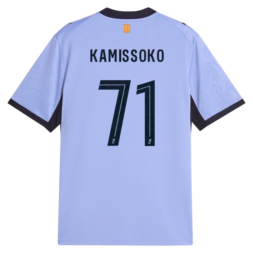 ילדים Nouhoum Kamissoko #71 שחור לבנדר ג'רזי קיט שלישי 2026/27 חולצה קצרה