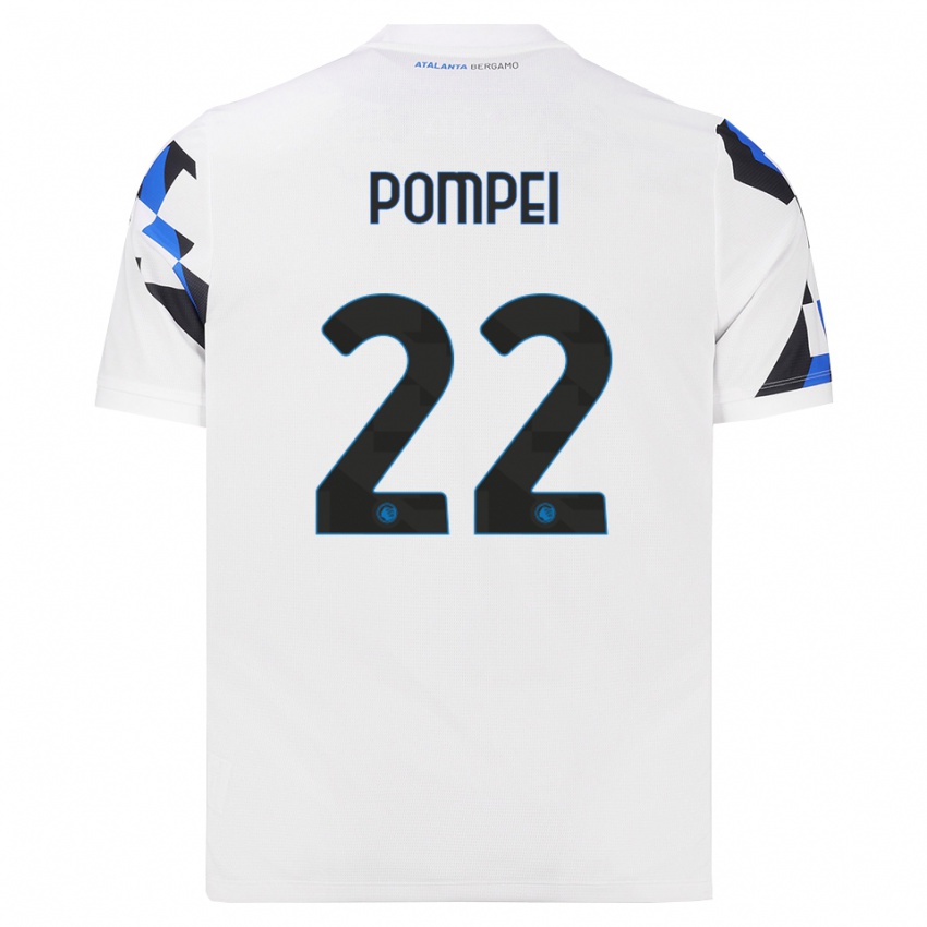 ילדים Thomas Pompei #22 לבן אדום כחול הרחק ג'רזי 2026/27 חולצה קצרה