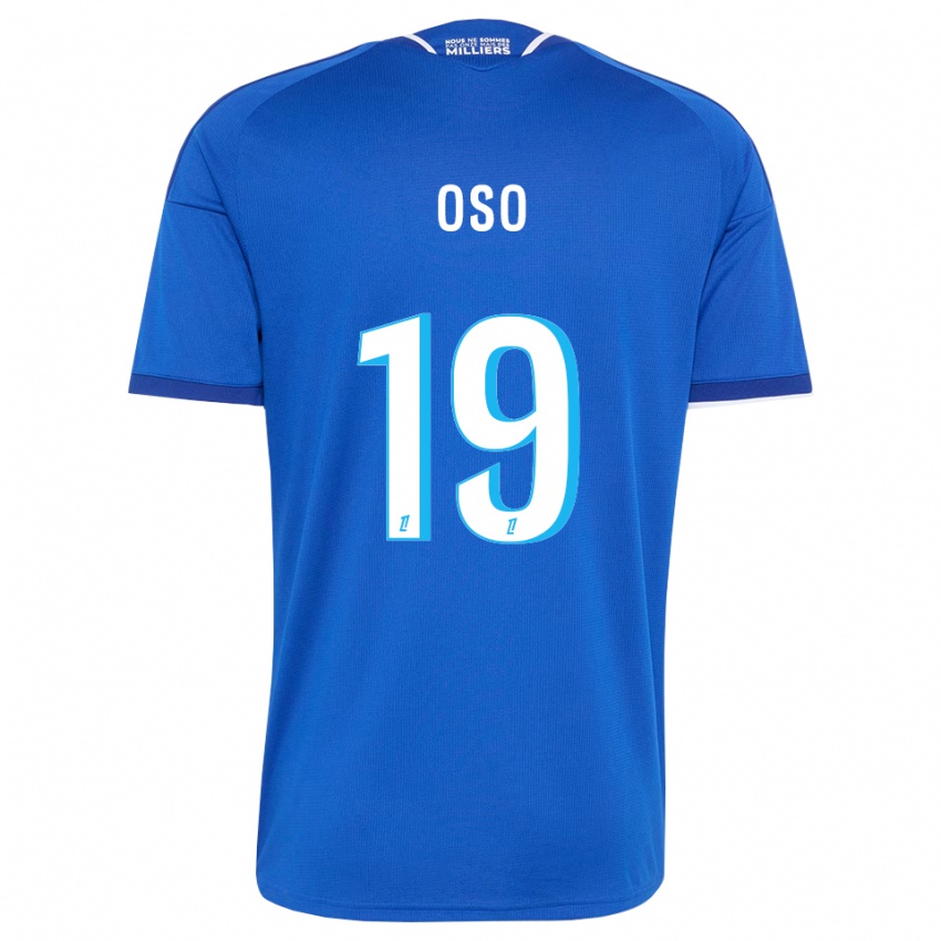 גברים Oso #19 כחול מלכותי לבן ג'רזי ביתית 2026/27 חולצה קצרה