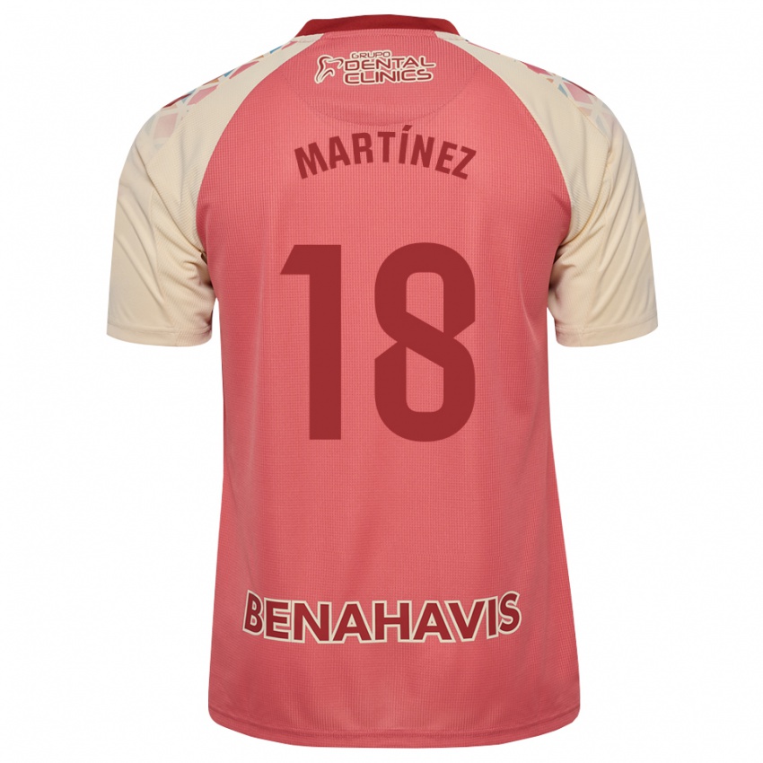 גברים Pablo Martínez #18 ורוד בהיר אדום כחול הרחק ג'רזי 2026/27 חולצה קצרה