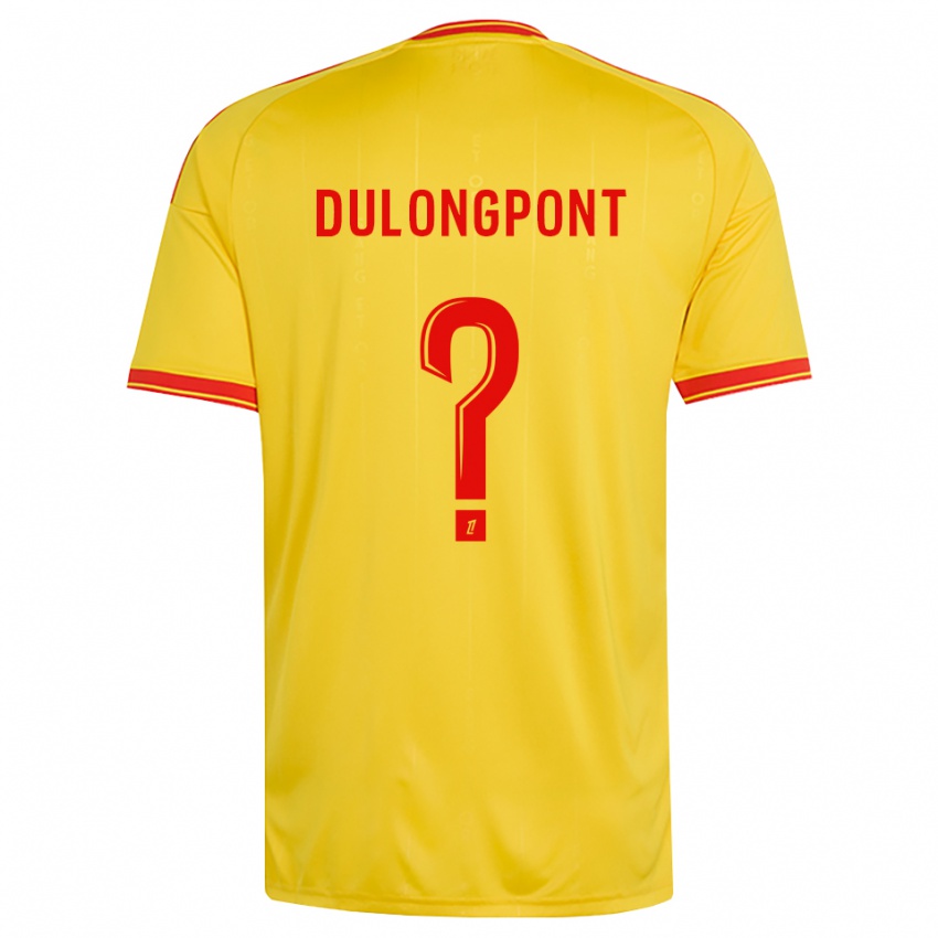 גברים Tom Dulongpont #0 זהב כתום אדום ג'רזי ביתית 2026/27 חולצה קצרה