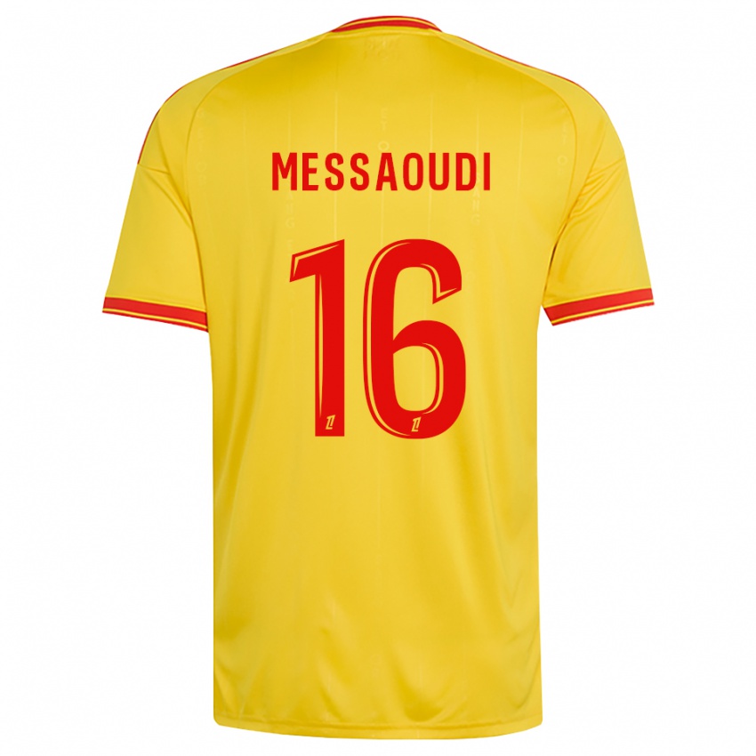 גברים Fedwan Messaoudi #16 זהב כתום אדום ג'רזי ביתית 2026/27 חולצה קצרה