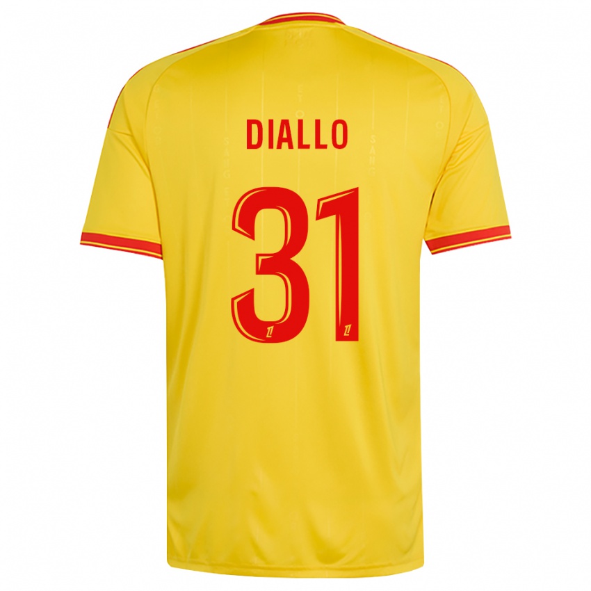 גברים Alpha Diallo #31 זהב כתום אדום ג'רזי ביתית 2026/27 חולצה קצרה