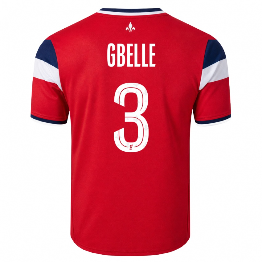 גברים Arthur Gbelle #3 אדום לבן כחול מלכותי ג'רזי ביתית 2026/27 חולצה קצרה