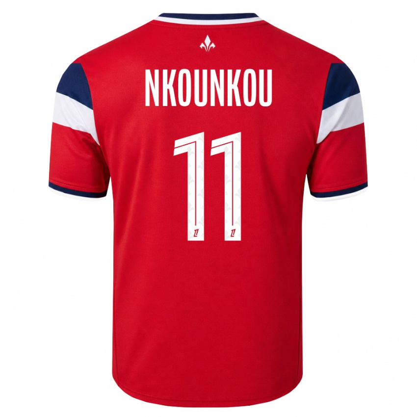 גברים Evrack Nkounkou #11 אדום לבן כחול מלכותי ג'רזי ביתית 2026/27 חולצה קצרה
