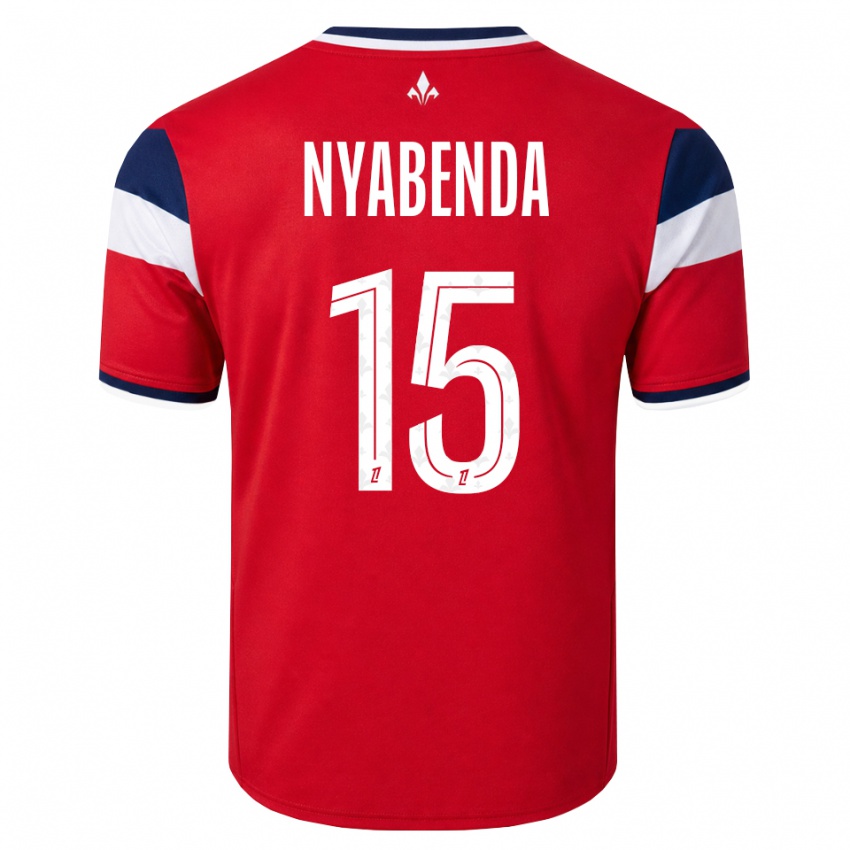 גברים Kassim Nyabenda #15 אדום לבן כחול מלכותי ג'רזי ביתית 2026/27 חולצה קצרה