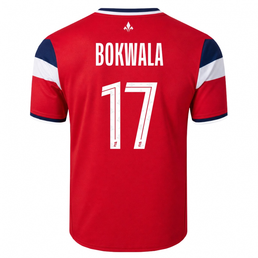 גברים Béni Bokwala #17 אדום לבן כחול מלכותי ג'רזי ביתית 2026/27 חולצה קצרה