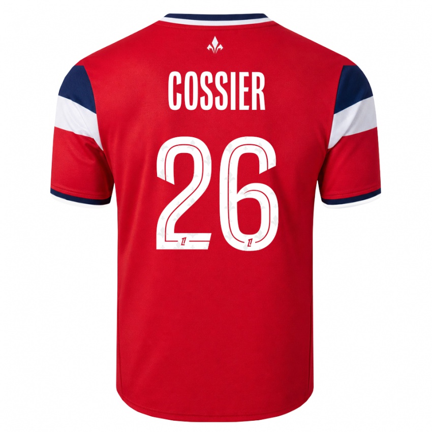 גברים Isaac Cossier #26 אדום לבן כחול מלכותי ג'רזי ביתית 2026/27 חולצה קצרה