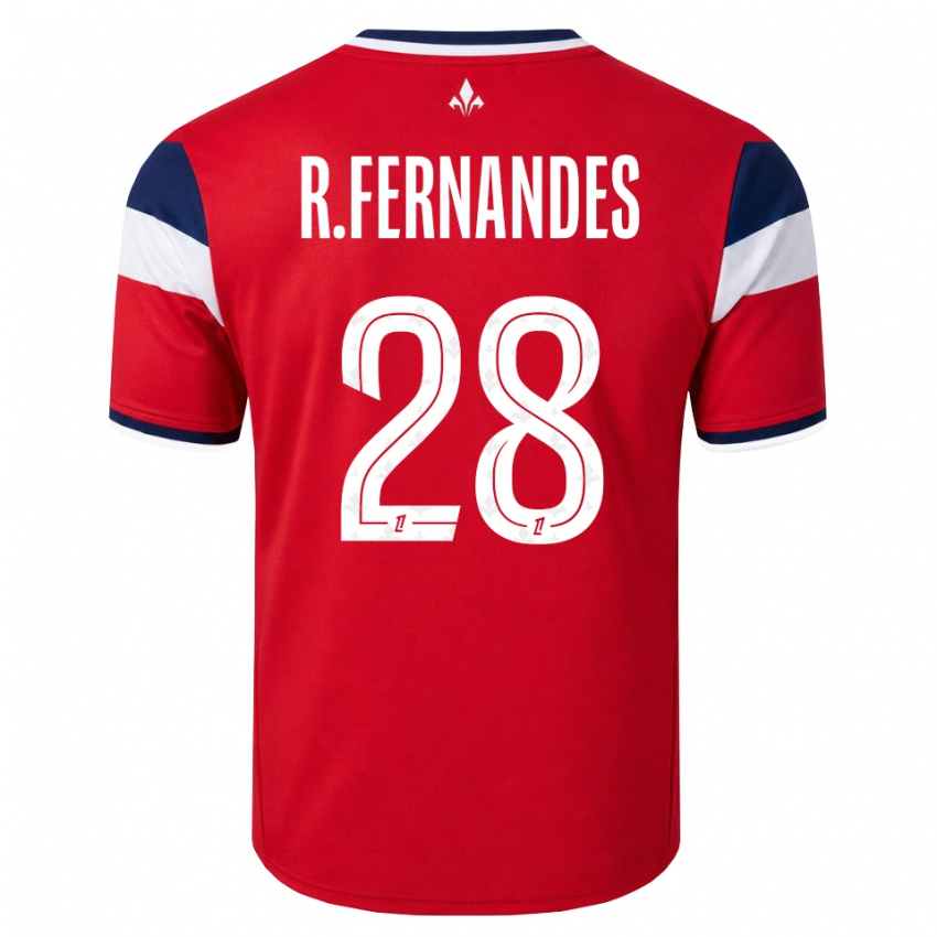גברים Rafael Fernandes #28 אדום לבן כחול מלכותי ג'רזי ביתית 2026/27 חולצה קצרה