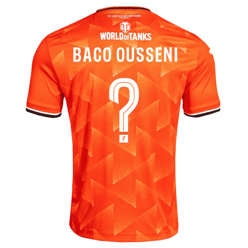 גברים Timothée Baco Ousseni #0 כתום לבן שחור ג'רזי ביתית 2026/27 חולצה קצרה