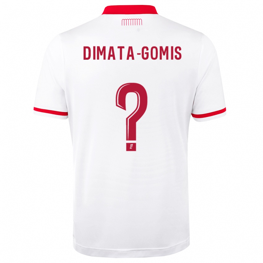 גברים Kamron Dimata-Gomis #0 אדום לבן ג'רזי ביתית 2026/27 חולצה קצרה