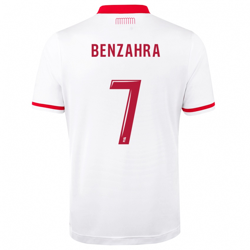 גברים Safouane Benzahra #7 אדום לבן ג'רזי ביתית 2026/27 חולצה קצרה