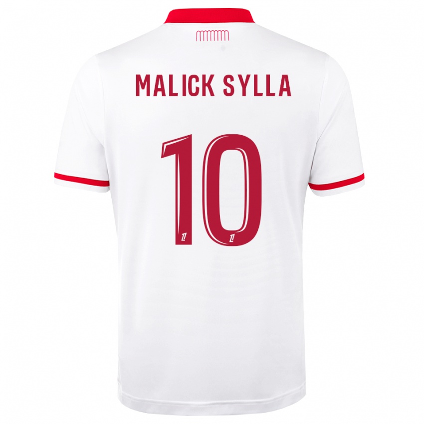 גברים Malick Sylla #10 אדום לבן ג'רזי ביתית 2026/27 חולצה קצרה