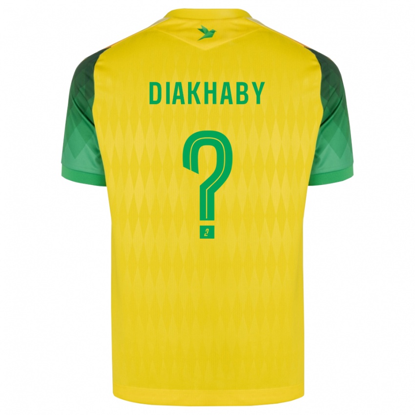 גברים Lamine Diakhaby #0 ירוק צהוב אדום ג'רזי ביתית 2026/27 חולצה קצרה