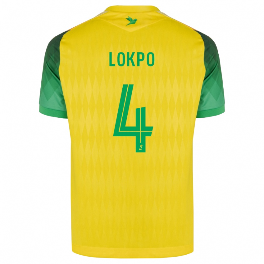 גברים Romaric Lokpo #4 ירוק צהוב אדום ג'רזי ביתית 2026/27 חולצה קצרה