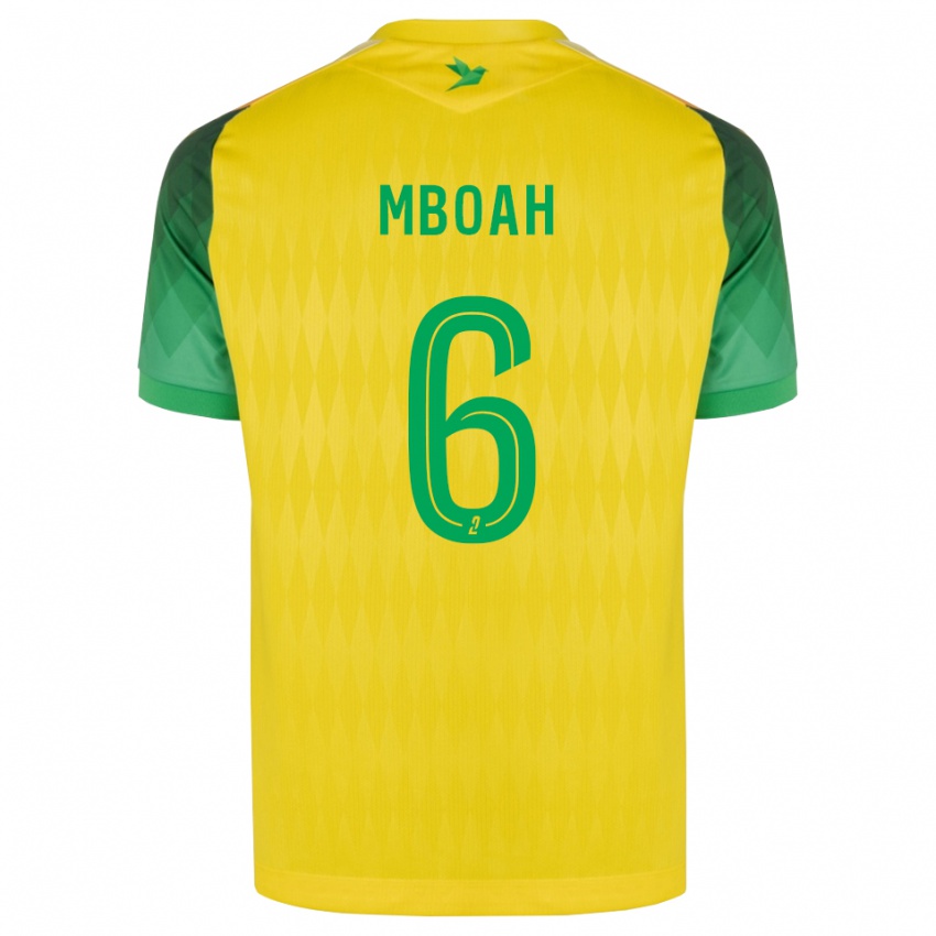 גברים Yanis Mboah #6 ירוק צהוב אדום ג'רזי ביתית 2026/27 חולצה קצרה