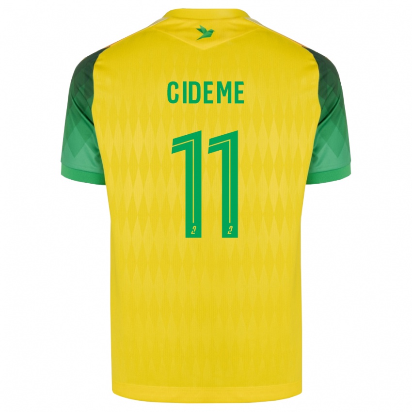 גברים Evan Cideme #11 ירוק צהוב אדום ג'רזי ביתית 2026/27 חולצה קצרה