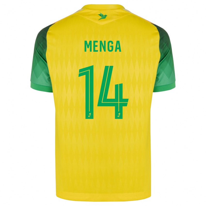 גברים Marlone Menga #14 ירוק צהוב אדום ג'רזי ביתית 2026/27 חולצה קצרה