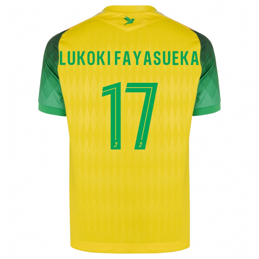 גברים Kévin Lukoki Fayasueka #17 ירוק צהוב אדום ג'רזי ביתית 2026/27 חולצה קצרה
