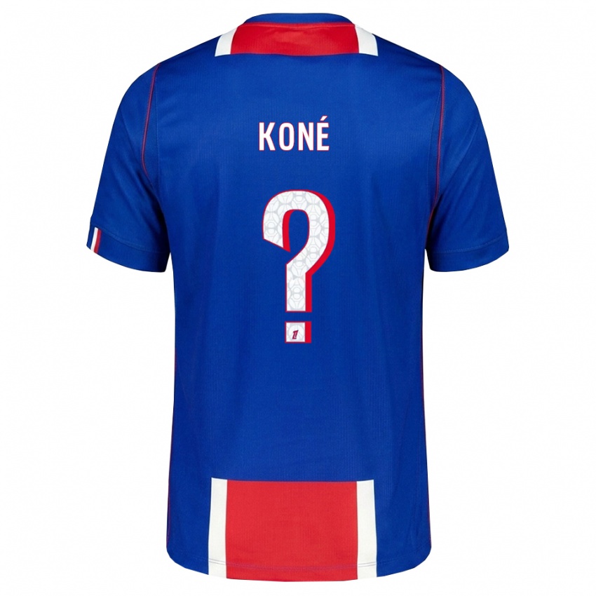 גברים Zanga Koné #0 אדום לבן כחול ג'רזי ביתית 2026/27 חולצה קצרה