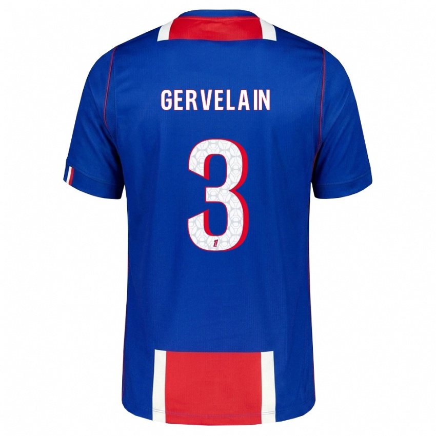 גברים Jordan Gervelain #3 אדום לבן כחול ג'רזי ביתית 2026/27 חולצה קצרה