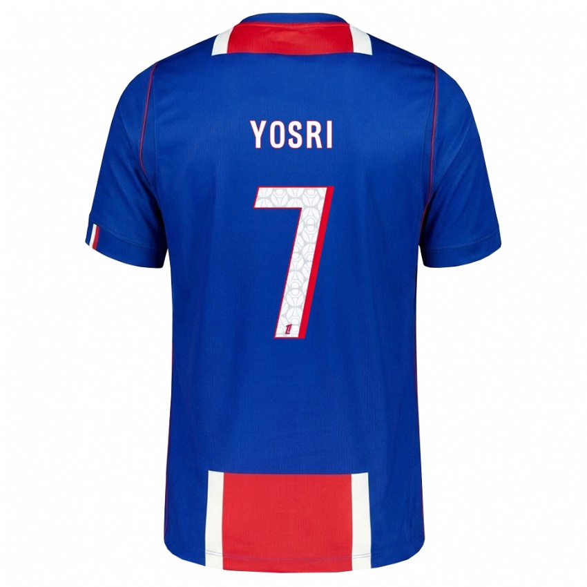 גברים Bouzid Yosri #7 אדום לבן כחול ג'רזי ביתית 2026/27 חולצה קצרה