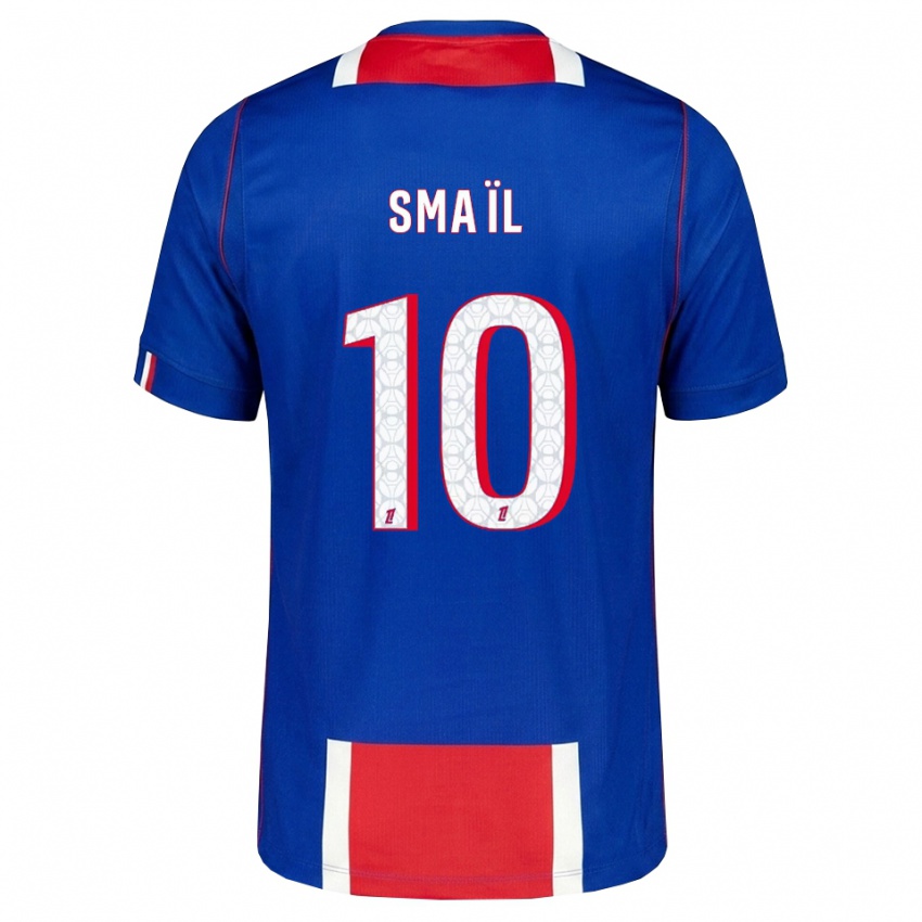 גברים Walid Smaïl #10 אדום לבן כחול ג'רזי ביתית 2026/27 חולצה קצרה