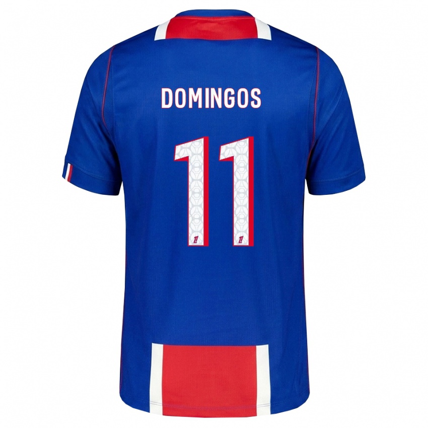 גברים Fabio Domingos #11 אדום לבן כחול ג'רזי ביתית 2026/27 חולצה קצרה