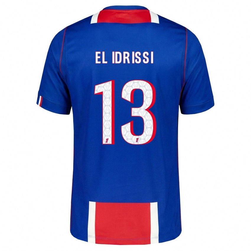 גברים Mohamed-Amine El Idrissi #13 אדום לבן כחול ג'רזי ביתית 2026/27 חולצה קצרה