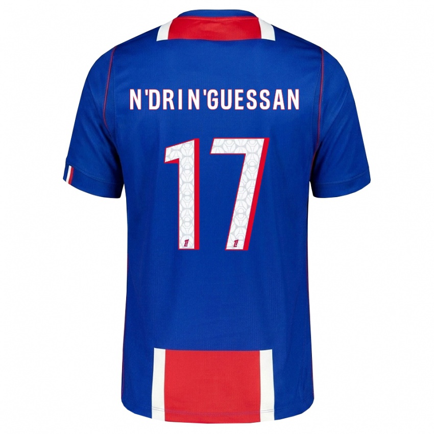 גברים Landry N'dri N'guessan #17 אדום לבן כחול ג'רזי ביתית 2026/27 חולצה קצרה
