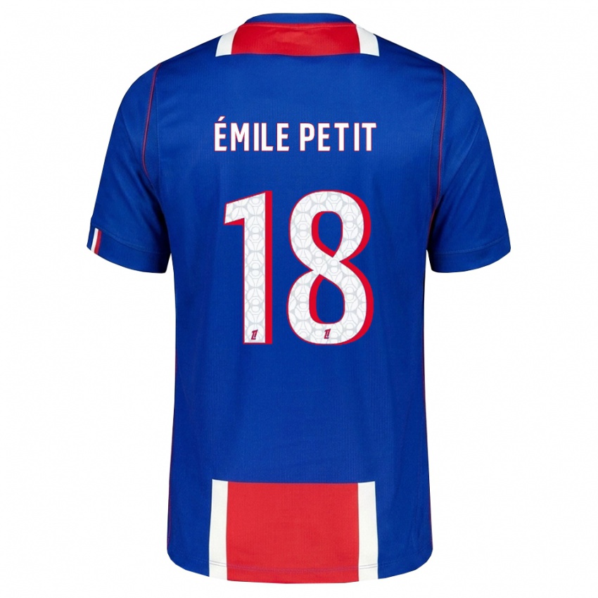 גברים Noé Émile Petit #18 אדום לבן כחול ג'רזי ביתית 2026/27 חולצה קצרה