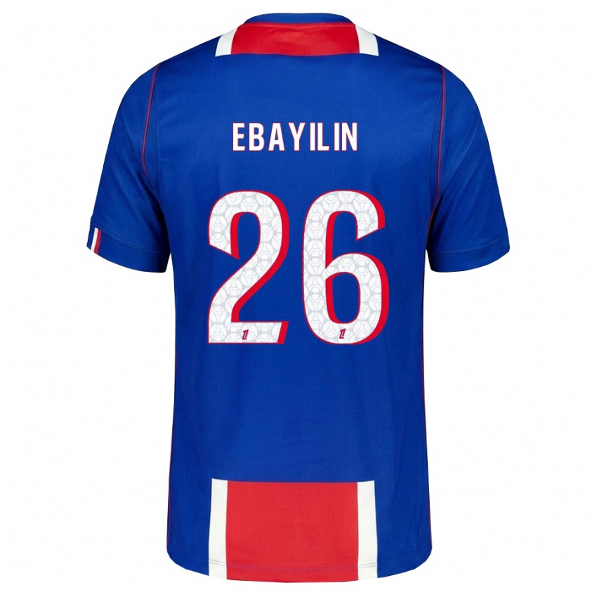 גברים Anaïs Ebayilin #26 אדום לבן כחול ג'רזי ביתית 2026/27 חולצה קצרה