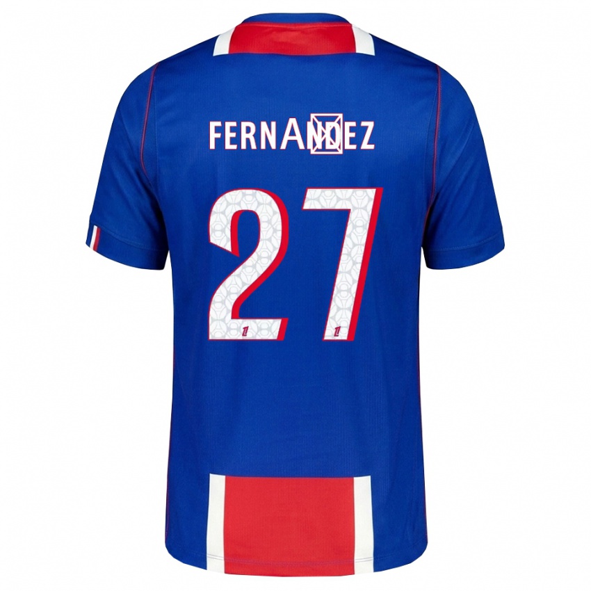 גברים Pedro Fernández #27 אדום לבן כחול ג'רזי ביתית 2026/27 חולצה קצרה