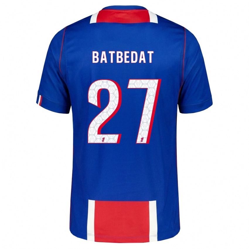 גברים Lucas Batbedat #27 אדום לבן כחול ג'רזי ביתית 2026/27 חולצה קצרה