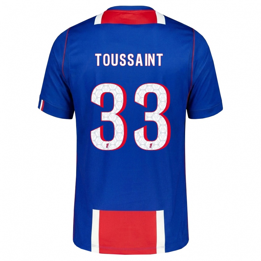 גברים Océane Toussaint #33 אדום לבן כחול ג'רזי ביתית 2026/27 חולצה קצרה