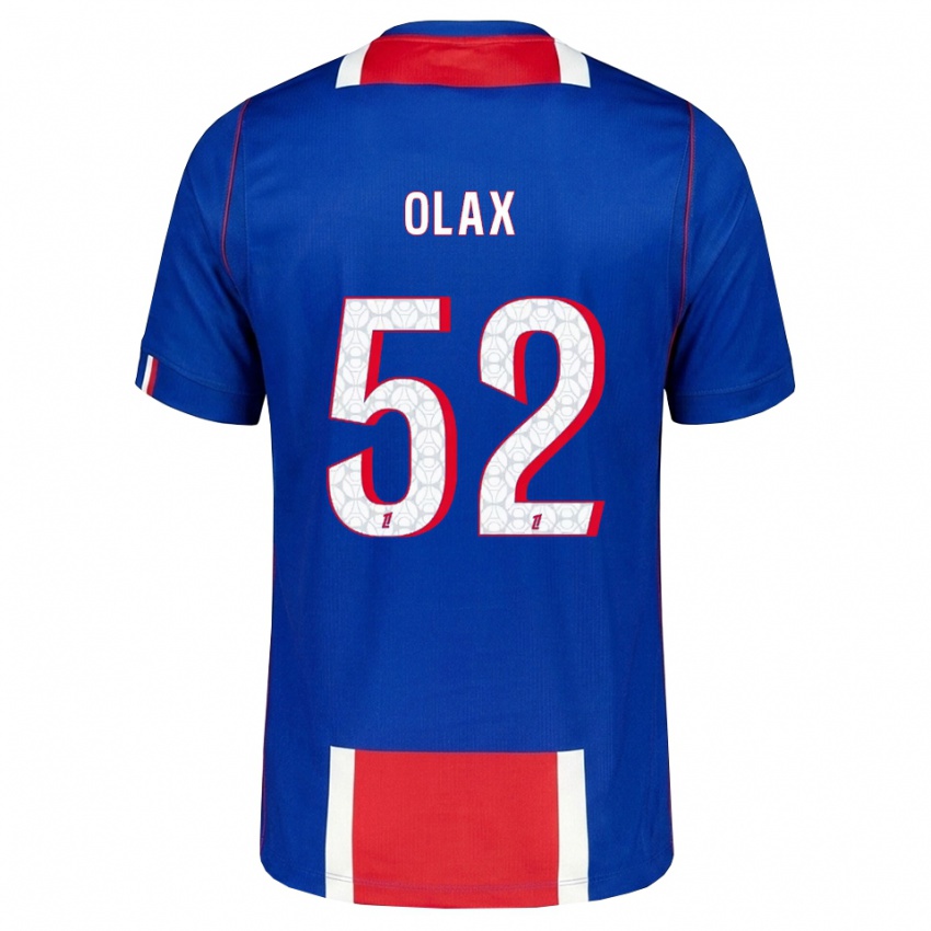 גברים Djamy Olax #52 אדום לבן כחול ג'רזי ביתית 2026/27 חולצה קצרה